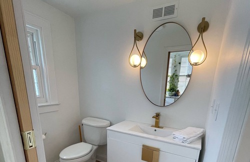 Merion Village House | Cozy Fireplace, Pet Friendly Village Home