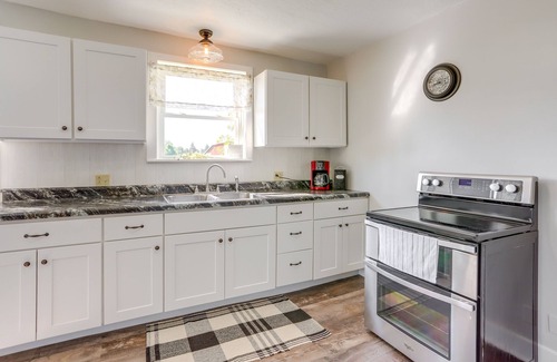 New Haven  Huron County House | Cozy Greenwich Vacation Rental w/Fire Pit