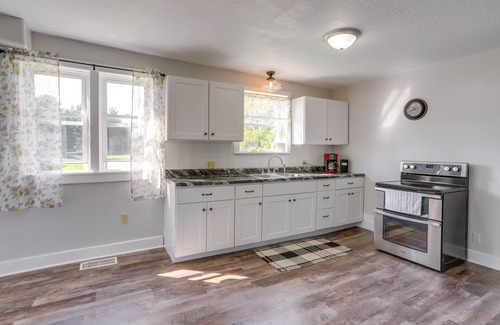 New Haven  Huron County House | Cozy Greenwich Vacation Rental w/Fire Pit