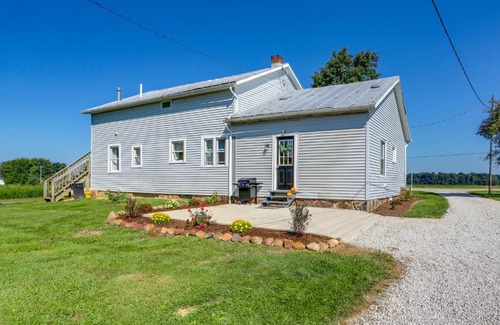 New Haven Huron County House | Cozy Greenwich Vacation Rental with Fire Pit