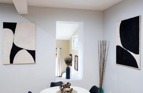 West New York Apartment | Cozy Home with Backyard & Fire Pit