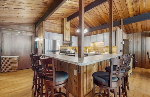 Waterbury Center House | Cozy house in woods w/gas fireplace, partial a/c, deck, bbq, w/d, wifi, kitchen