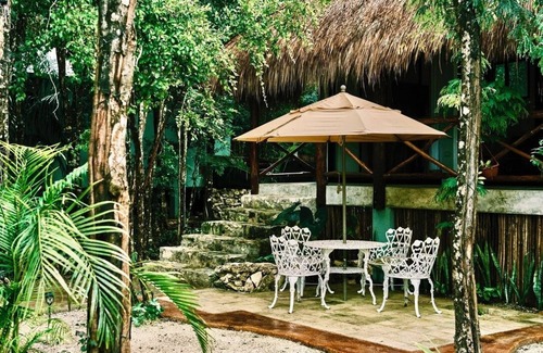 Cozumel Cabin | Cozy Jungle Retreat, Private Indoor Pool, Breakfast, 5 mins to the Beach