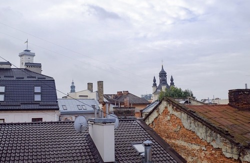 Prospekt Svobody Apartment | Cozy loft studio in downtown Lviv