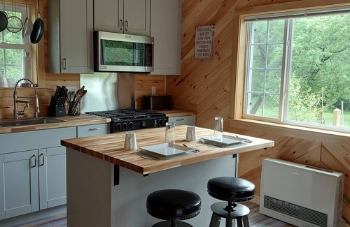 Franklin Cabin | COZY Maine cabin 1-bedroom +sl loft cabin with WiFi and TV in Apple Orchard