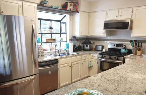 Fairfield Harbour House | Cozy, private and well appointed waterfront home available long term.