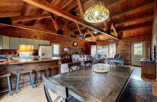 Barnstead House | Cozy Retreat with Spacious Deck, Firepit, and Outdoor Adventures Nearby