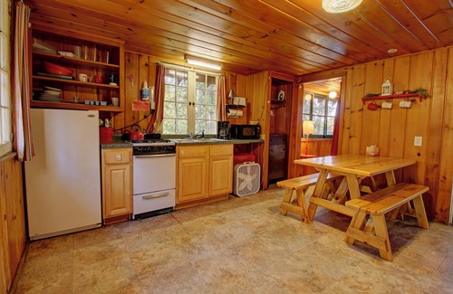 Lac du Flambeau Cabin | Cozy Rustic, Lakeside, Wisconsin Northwoods Cabin with private dock-Pet Friendly