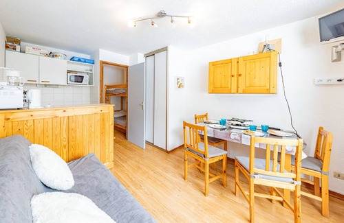 Montgellafrey Apartment | Cozy studio for 4 with balcony, equipped kitchen and TV - Saint-François-Longchamp