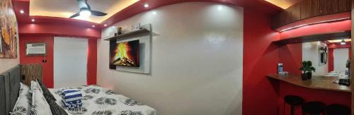 San Dionisio Apartment | Cozy Studio Unit near Manila Airport With Swimming Pool, Full Kitchen 7A