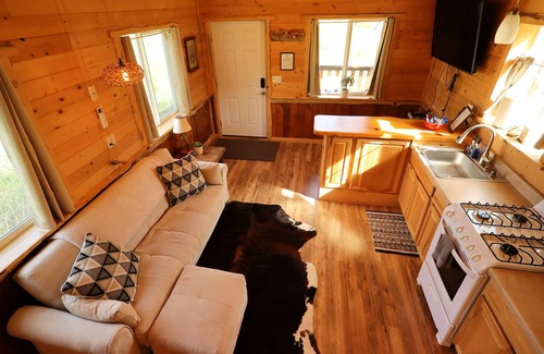 Sandpoint Cabin | Cozy Tiny Home Glamping Experience