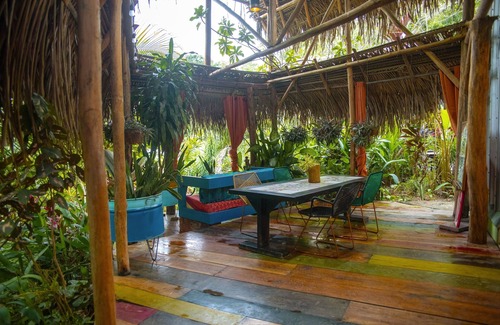 Jaco House | Cozy tropical/industrial quonset located in a secondary tropical forest.