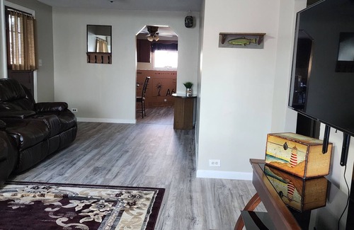 Celina House | Cozy updated home w/channel access, deck, firepit & huge yard!