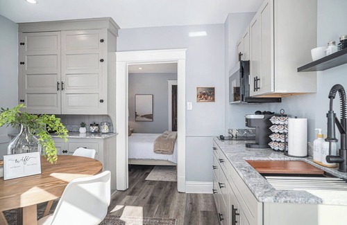 Michigan City Apartment | Cozy Updated Studio 1-Block Downtown & Beach