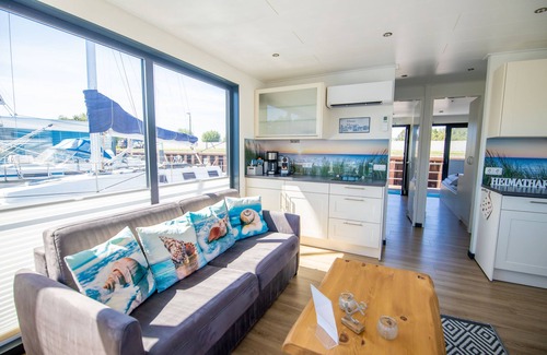 Peenemuende Boat Rental | Cozy vacation home right on the water for 4 people