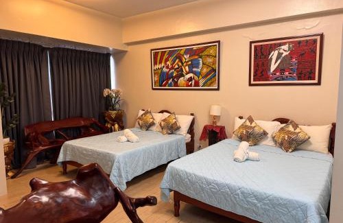 Pasay Apartment | Cozyvilla at 81 Newport Blvd walk to NAIA T3 Marriott & Resorts World Casino & Newport Mall for 5 Pax FREE PARKING!