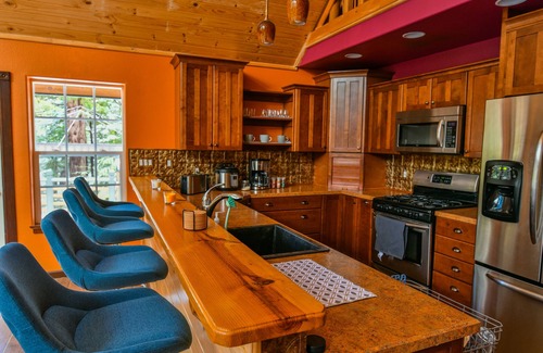 Shingletown Cabin | Creekside Cabin! 9 miles to Lassen. 3-Level Deck, EV Charging.