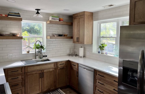 Fairview Cottage | Creekside Cottage w/Hot Tub near Asheville, Pet-Friendly