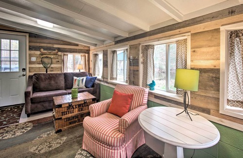 Dauphin Cabin | Creekside Stoney Cabin w/ 180 Ft of River Frontage