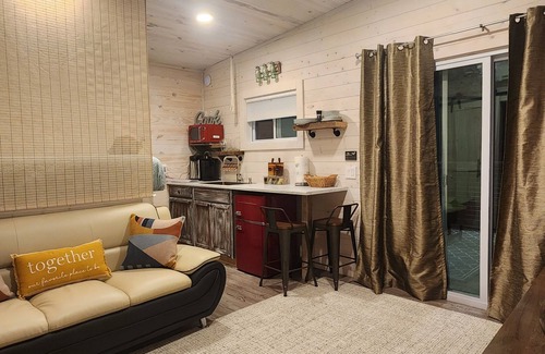 Burnsville Cabin | Creekside Tiny House with Sauna