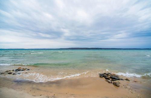 Lake Township House | Crystal Lake Hillside with Private Sandy Beach