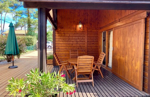 Lacanau-Ocean Ski Chalet | Cute chalet with garden, in an ideal beach and center location