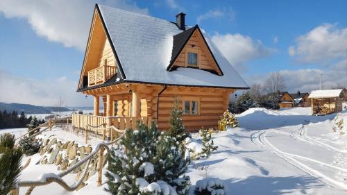 Czorsztyn House | Czas na góry i las, dom z bala, sauna