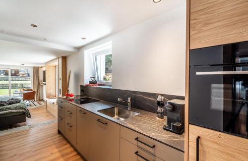 Saas Almagell Apartment | Dalias Ferienparadies Apartment ENZIAN - Studio ALPENROSE