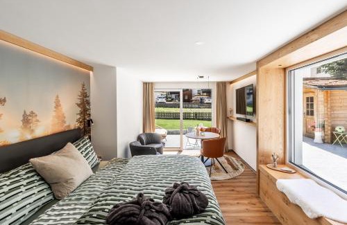 Saas Almagell Apartment | Dalias Ferienparadies Apartment ENZIAN - Studio ALPENROSE