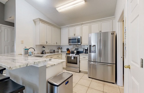 Seaspray House | Darling home near the beach with pool, deeded beach access, patio, W/D, & AC