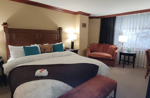 Olympic Valley Resort | Dav’s Plush Ski-in/Ski-out Studio Condotel with Forest View @ 400 Squaw Creek Rd