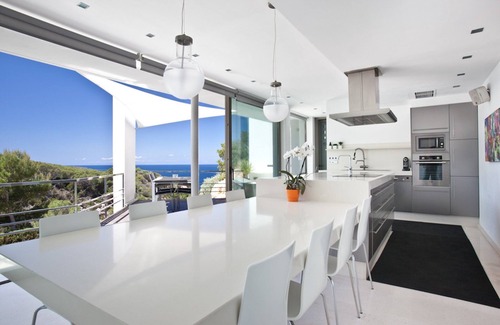 Cala Vadella Villa | Dazzling Ibiza Villa | Villa Peverell | 3 Bedrooms | Private Beach | Spacious.