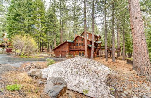 Truckee House | Deck with Hot Tub Serene Cabin in Truckee