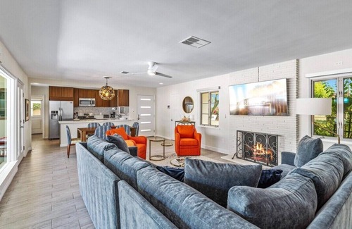 Deepwell Estates House | Deepwell Vacation Rental – Stylish Palm Springs Home with Pool, Spa, Fire Pit & Mountain Views