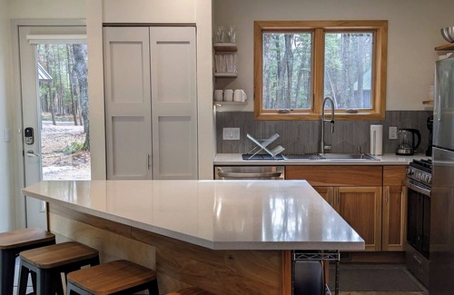 Wisconsin Dells Cabin | Deer Cabin @ Orange Tractor Retreat: a new, 3BR modern cabin on 40 private acres