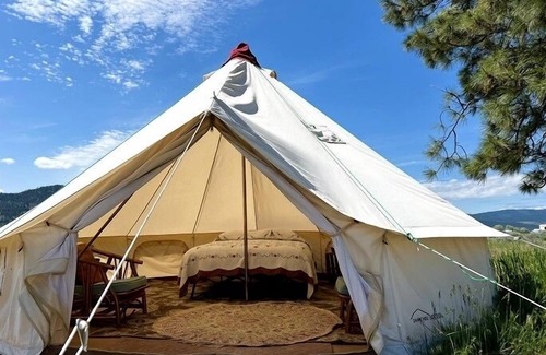 West Sedona Bed & Breakfast | Delightful bell tent in Sedona with stunning views.