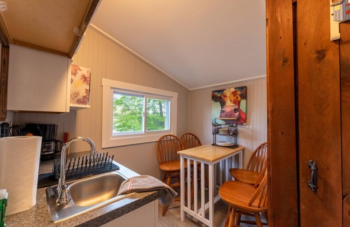 Alton Bay Cabin | Delightful cabin lake views & access now featuring AC Wi-FI and TV sleeps 3