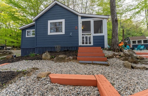 Alton Bay Cabin | Delightful cabin lake views & access now featuring AC Wi-FI and TV sleeps 3