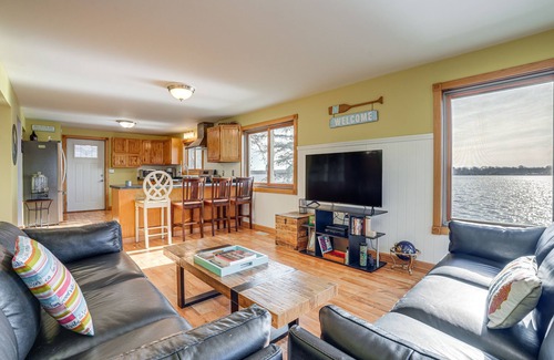 Delton House | Delton Lake House w/Boat Dock: Fish, Swim & More!
