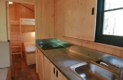 Saint-Cirq-Lapopie Cabin | DELUXE FAMILY CABIN ON PILOTS 1