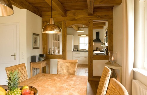 Krienke House | Deluxe holiday house with sauna and fireplace near “Achterwasser”