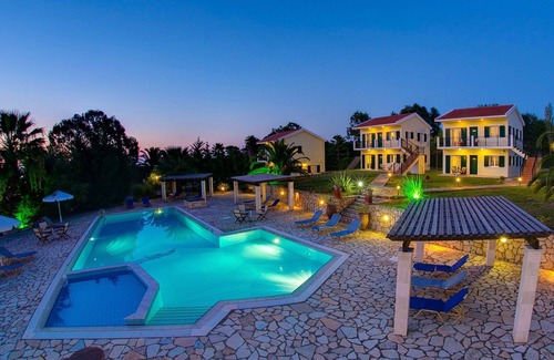Spartia Villa | Deluxe Kefalonia Apartment | Liakas Village Apartments | Swimming Pool | 1 BDR.