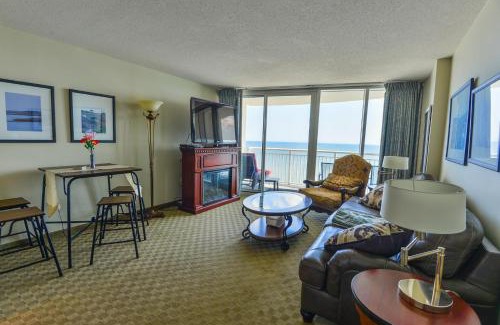 Downtown Myrtle Beach Apartment | Deluxe Ocean front One Bedroom suite in Sandy Beach Resort