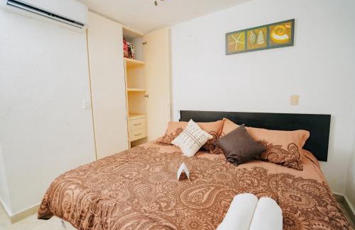 Puente del Mar Apartment | DEPA 100 POR CIENTO FAMILIAR ACAPULCO CERCA DEL MAR CON ROFF GARDEN y JACUZZI