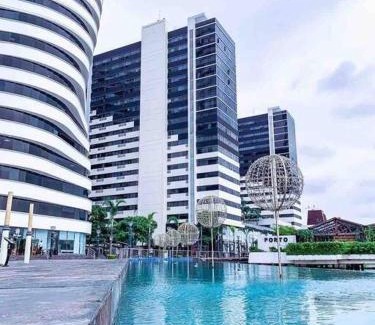 Puerto Santa Ana Apartment | Depa en piso alto! Vista al rio y parqueo