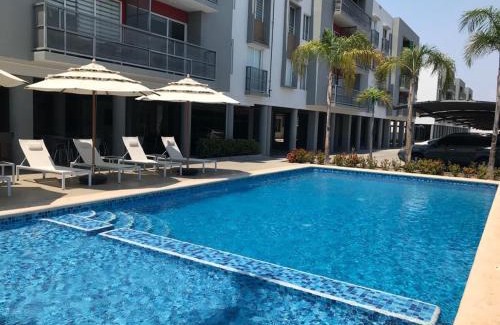 Villa Marina Apartment | Departamento con BONITA VISTA , BALCÓN y ALBERCA ! en CERRITOS - 406 A -