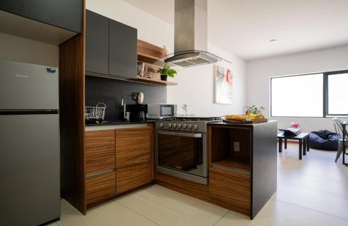 Americana Apartment | Departamento Corazón de Guadalajara, 4 camas, Rooftop, Wifi