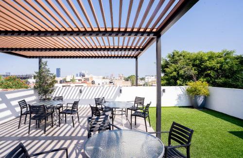 Americana Apartment | Departamento Corazón de Guadalajara, 4 camas, Rooftop, Wifi