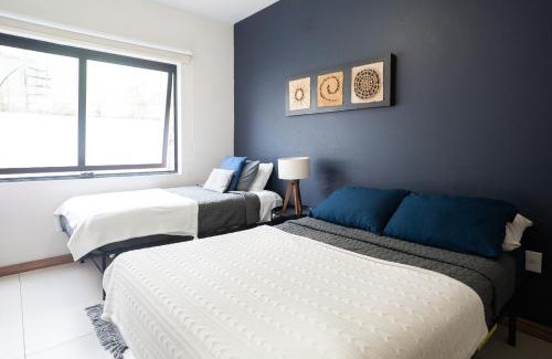 Americana Apartment | Departamento Corazón de Guadalajara, 4 camas, Rooftop, Wifi