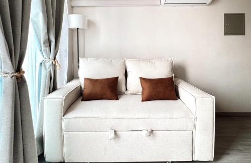 Downtown Santiago Apartment | Departamento de Una Habitación, Terraza con parrilla,
